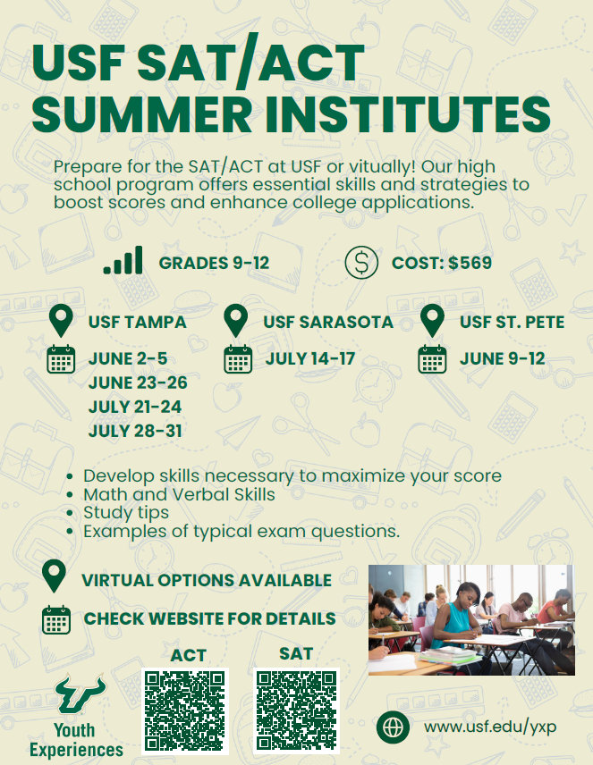 USF SAT/ACT Summer Institutes